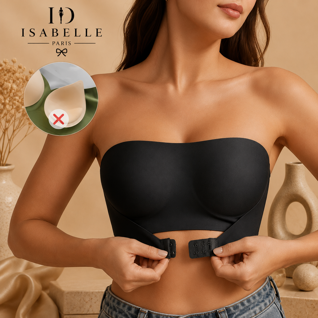 strapless bra