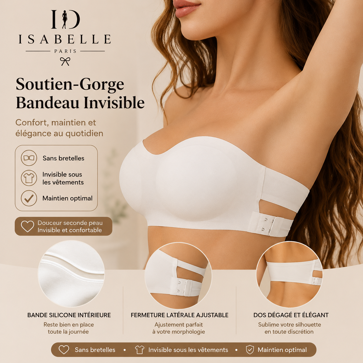 strapless bra