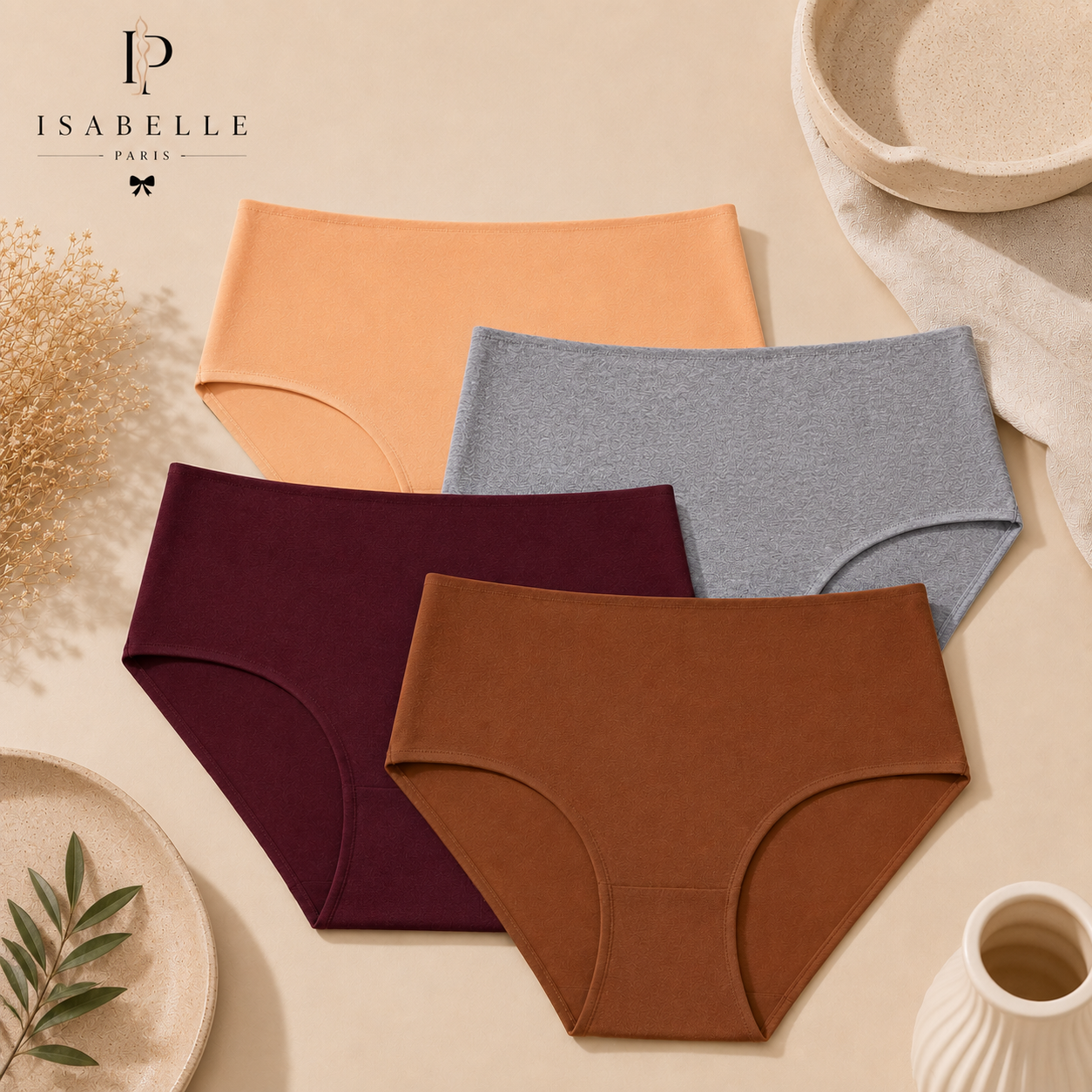 Culotte Sans Couture Confort Absolu – Lot de 4