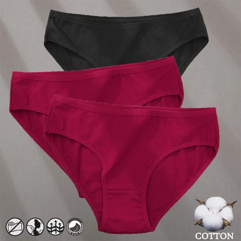 Lot de 3 culottes invisibles sans coutures