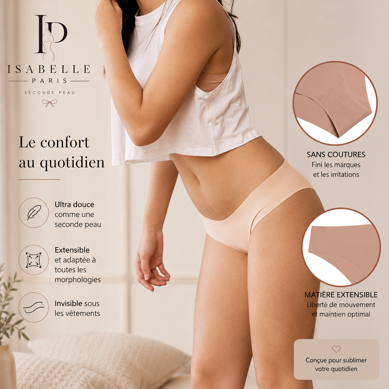 Ensemble de culottes sans couture