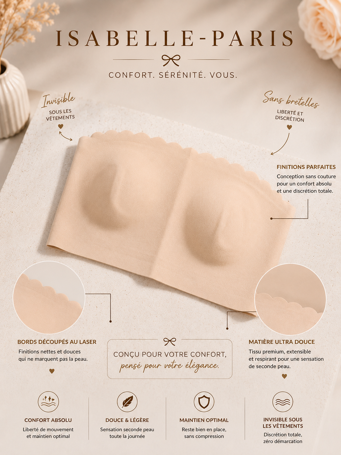 Seamless Bandeau Bra