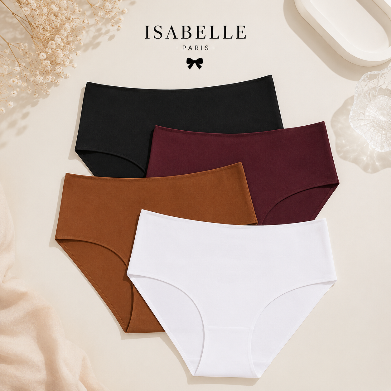 Culotte Sans Couture Confort Absolu – Lot de 4